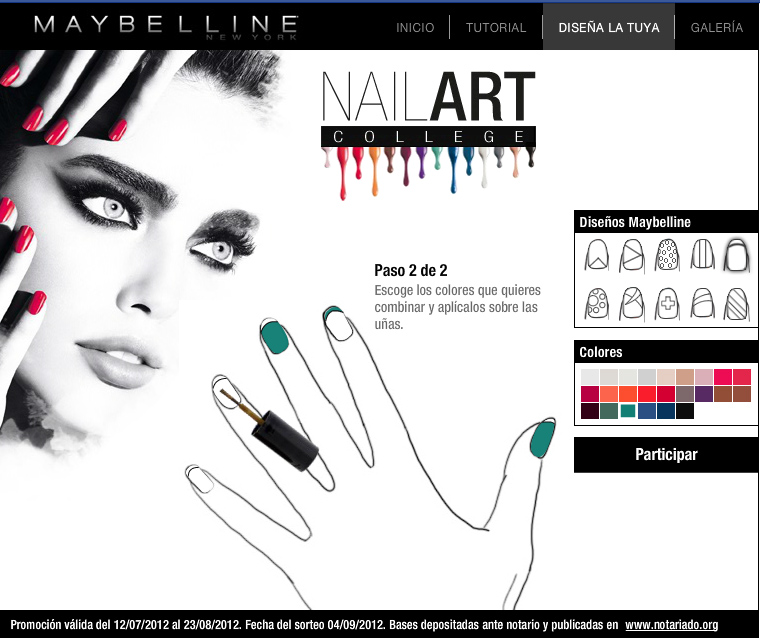 Maybelline New York presenta la aplicación Nail Art College 